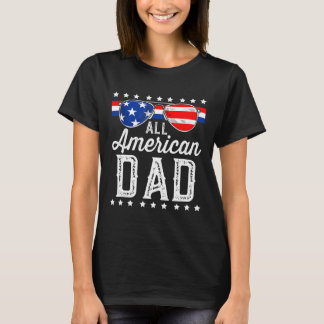 T-shirt Tout le père américain du 4 juillet fête des pères