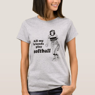 T-shirt Tout mon base-ball de jeu d'amis