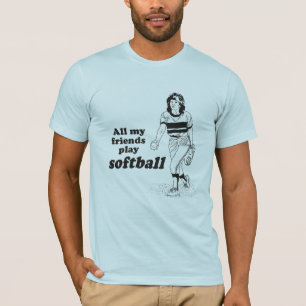 T-shirt Tout mon base-ball de jeu d'amis