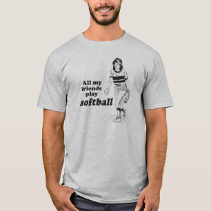 T-shirt Tout mon base-ball de jeu d'amis