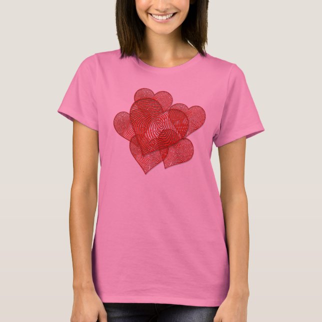 T-shirt Tout mon coeur Imprimer (Devant)