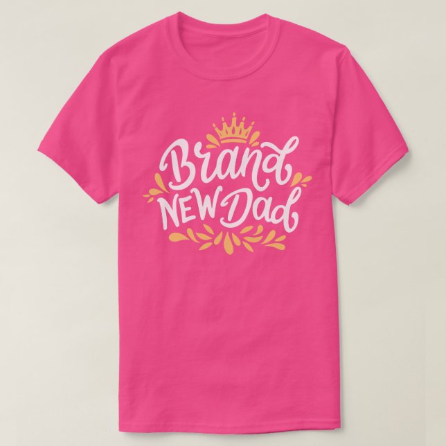 T-shirt Tout Nouveau Papa Que J'Ai Promu À Papa (Design devant)