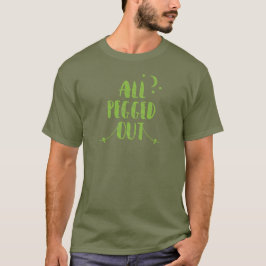 T-shirt Tout Pegging Out Amour Camping Dormir À L'Extérieu