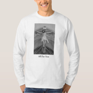 T-shirt Tout pour vous niveaux de gris