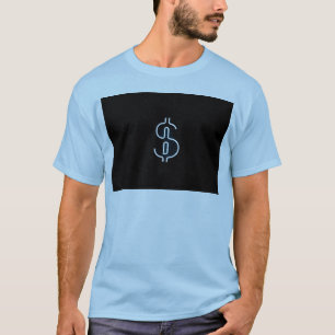 T-shirt Tout puissant dollar néon