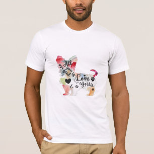 T-shirt Tout que vous avez besoin est amour et une chemise