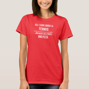 T-shirt Tout soin d'I est environ des sports de tennis
