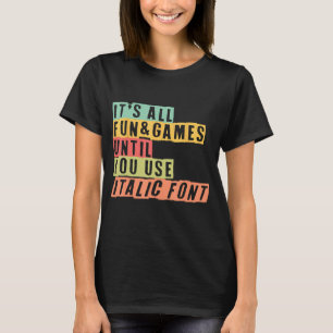 T-shirt Tout Son Amusement Et Jeux Dyslexie Sensibilisatio