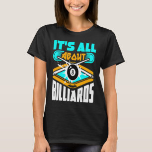 T-shirt Tout sur Billard Billard Billard Billard Joueur 1