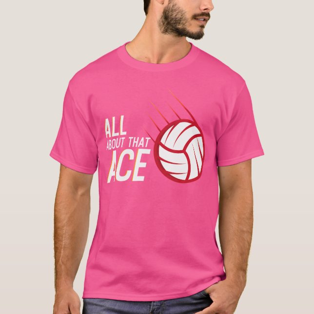 T-shirt Tout Sur Le Volley-Ball Ace (Devant)