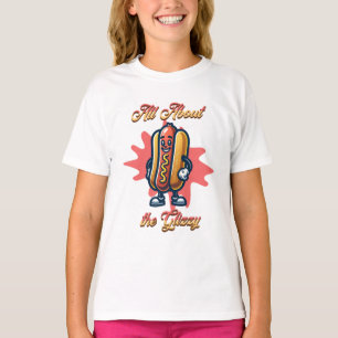 T-shirt Tout sur les vertiges Funny Hot dog Humour