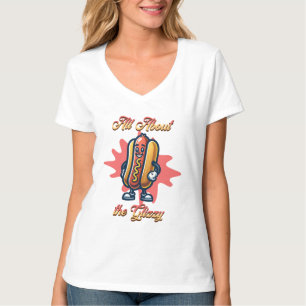 T-shirt Tout sur les vertiges   Funny Hot dog Humour
