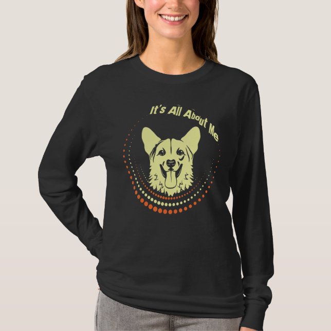 T-shirt Tout sur moi Corgi Pet (Devant)