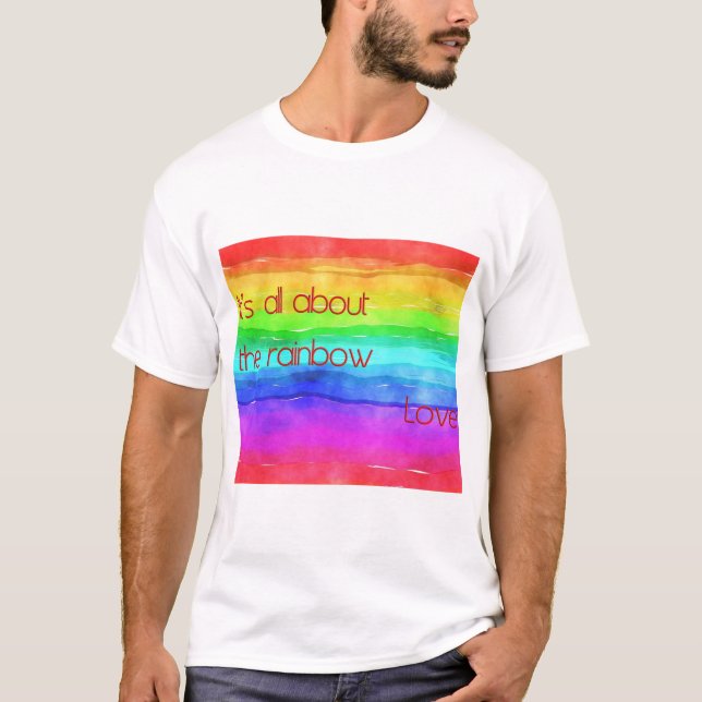 T-shirt Tout sur The Rainbow Love 03 (Devant)