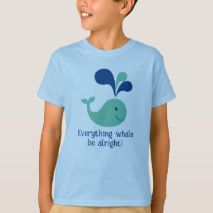 T-shirt "Tout va bien à la baleine" - Garçons T Shirt