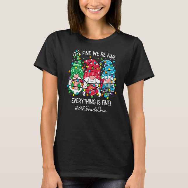 T-shirt Tout va bien tout va bien 6ème (Devant)