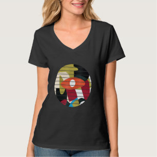 T-shirt Tout voir Oeil coloré Art Abstrait