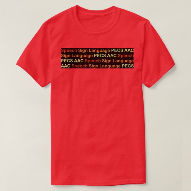 T-shirt Toute communication est valide Signal vocal PECS A (Design devant)