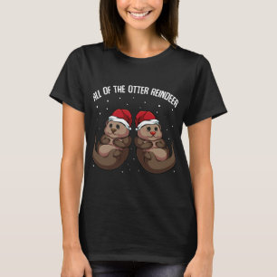 T-shirt Toute La Beauté De Noël Des Animaux De La Mer De L