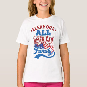 T-shirt Toute la famille américaine 4 juillet patriotique
