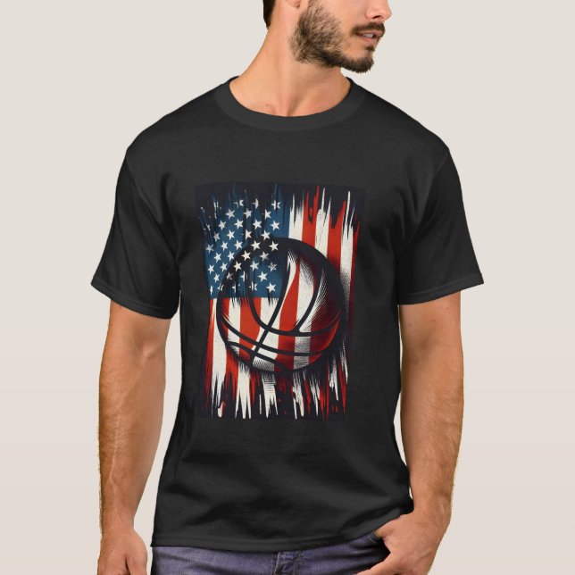 T-shirt Toute la famille de la Journée américaine 4 juille (Devant)