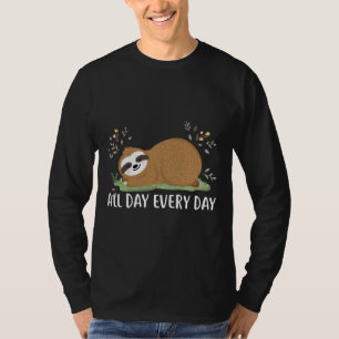 T-shirt Toute la journée tous les jours fabuleux fentes