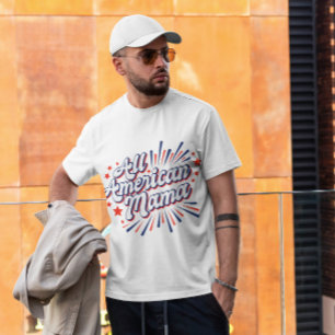 T-shirt Toute la maman américaine