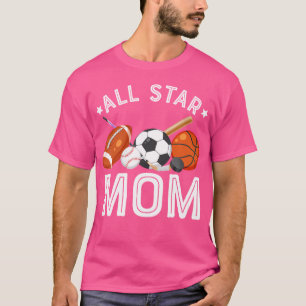 T-shirt Toute La Maman Étoile De L'Anniversaire Boy Basket