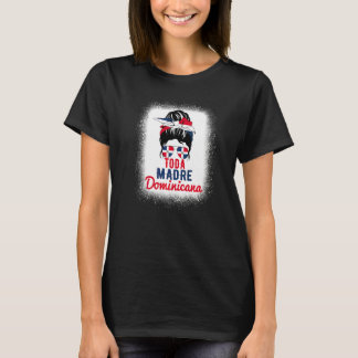 T-shirt Toute Mère Drapeau Dominicain République Dominicai