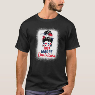 T-shirt Toute Mère Drapeau Dominicain République Dominicai
