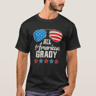 T-shirt Toutes les Américaines Grady 4 juillet Famille Mat