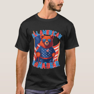 T-shirt Toutes les American Mama Bear Mothers Day 4 juille