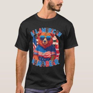 T-shirt Toutes les American Mama Bear Mothers Day 4 juille