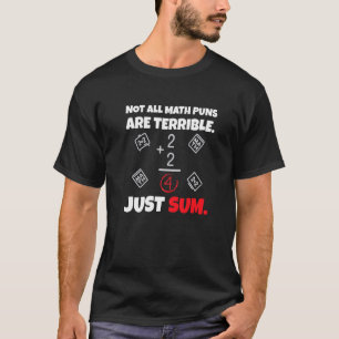 T-shirt Toutes Les Blagues Sur Les Maths Ne Sont Pas Terri
