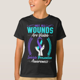 T-shirt Toutes les blessures ne sont pas visibles Préventi