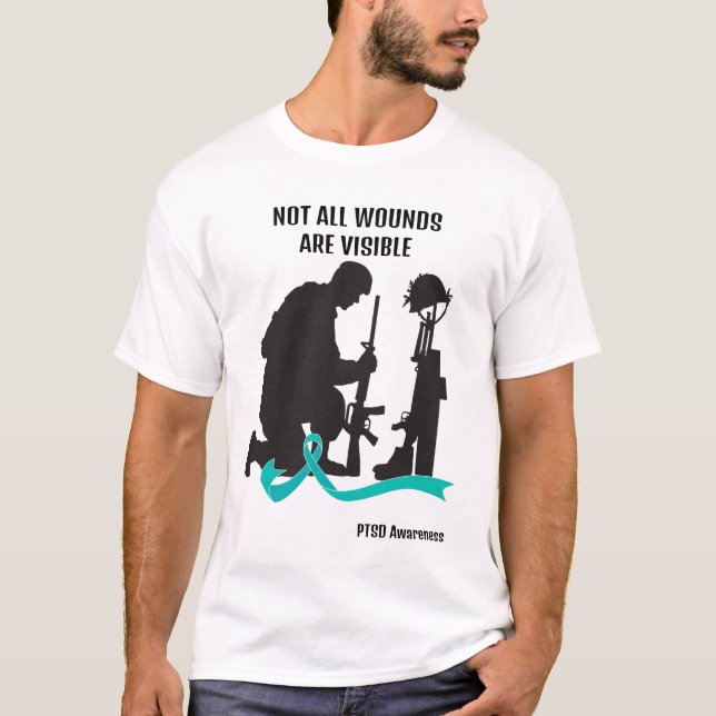T-SHIRT TOUTES LES BLESSURES NE SONT PAS VISIBLES. SENSIBI (Devant)