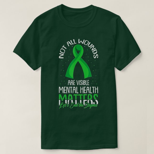T-shirt Toutes les blessures ne sont pas visibles Sensibil (Design devant)