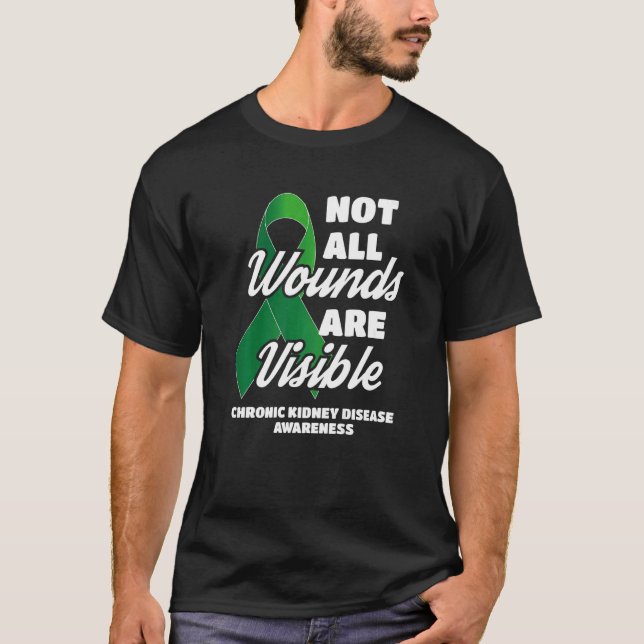T-shirt Toutes Les Blessures Ne Sont Pas Visibles Sensibil (Devant)