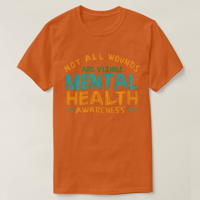 T-shirt Toutes les blessures ne sont pas visibles Sensibil (Design devant)