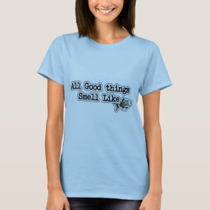 T-shirt Toutes les bonnes choses sentent comme la pêche