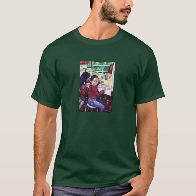 T-shirt Toutes les Bonnes Petites Filles reçoivent de la c (Devant)