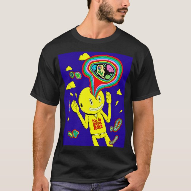 T-shirt "Toutes les choses dans ta tête" par Gil Nevo Blac (Devant)