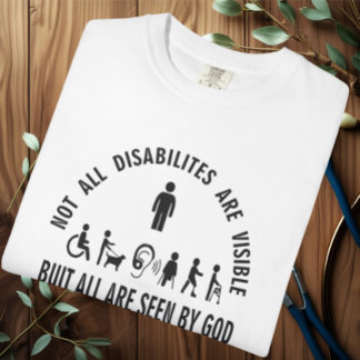T-shirt Toutes les déficiences sont visibles