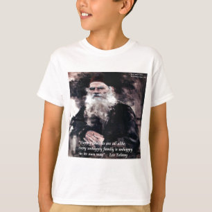 T-shirt Toutes les familles heureuses se ressemblent, mais