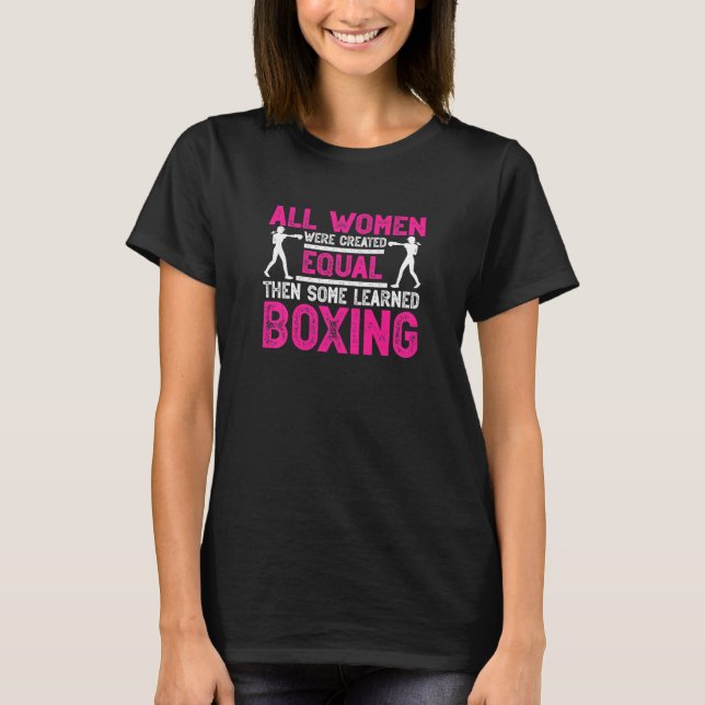 T-shirt Toutes Les Femmes Ont Été Créées Également Gants D (Devant)