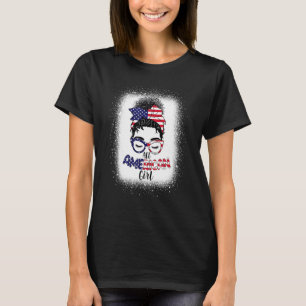 T-shirt Toutes les filles américaines 4 juillet fille Mess