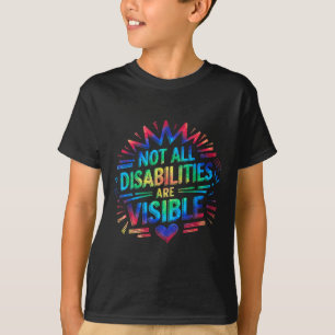 T-shirt Toutes les handicaps ne sont pas visibles Cool Han