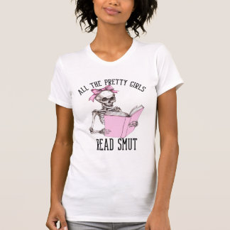 T-shirt Toutes Les Jolies Filles Lisent Smut Smutty Book L
