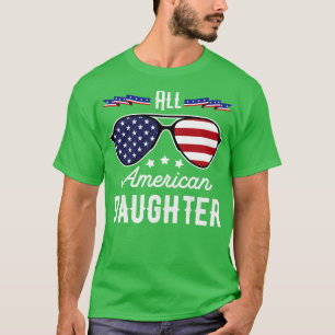 T-shirt Toutes les Lunettes de soleil 4 juillet fille amér