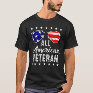 T-shirt Toutes les Lunettes de soleil 4 juillet vétérans a